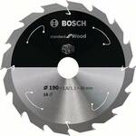 Bosch Accessories 2608837706 list kružne pile od tvrdog metala 190 x 30 mm Broj zubaca (po inču): 16 1 St.