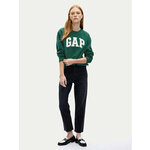 Gap Majica dugih rukava 554936-21 Zelena Regular Fit