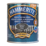 Boja za metal HAMMERITE LAK RUSTIK CRNI 0,75L