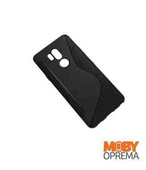 LG G7 ThinQ crna silikonska maska