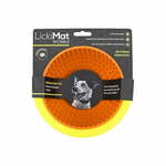 Dog Feeder Lickimat Wobble Orange Rubber