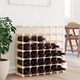 vidaXL Stalak za vino za 42 boce 68,5 x 23 x 68,5 cm masivna borovina