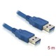 Kabel DELOCK, USB 3.0 A (M) na USB 3.0 A (M), 5m 82537