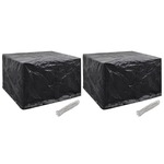vidaXL Navlake za vrtni namještaj s 8 ušica 2 kom 135 x 135 x 90 cm