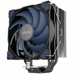 AKASA CPU hladnjak Alucia H4, Heatpipes, crna rebra