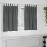 vidaXL Zavjese Super svjetlosive Poliester 140 x 140 cm
