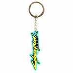 JINX CYBERPUNK 2077 LOGO PVC KEYCHAIN MULTICOLOR