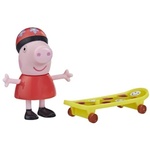 Peppa Pig: Peppa Pig u kacigi sa kompletom figurica za skateboard - Hasbro