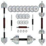 Barbells-Straps in a 2-in-1 suitcase SGP30 HMS 2x15 kg