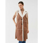Marella Prsluk Ugola 2364560235200 Smeđa Regular Fit