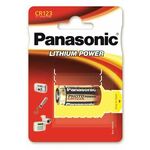 Panasonic CR123 baterije, Photo Lithium, 1400mAh, 3V, oznaka modela CR-123AL/1BP