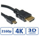 Roline VALUE HDMI kabel sa mrežom, TIP A (M) - TIP D (M) (micro), 2.0m