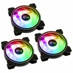 Aerocool Saturn 12F Pro ARGB LED ventilator, set 3 komada + kontroler - 120mm ACF3-ST10247.01