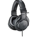 Audio-Technica ATH-M20X slušalice, 3.5 mm/bežične, crna/zlatna, 96dB/mW, mikrofon