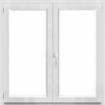PVC prozor SAMOPEV 70 100x100 D low-e OTKLOPNO/ZAOKRETNI 2 KRILA UW1,3