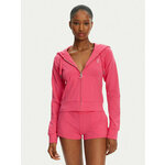 Juicy Couture Majica dugih rukava Ola JCWAS125310 Ružičasta Slim Fit