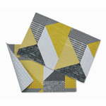 Platnena podloga 2 kom 46x30 cm Larsson Geo - Catherine Lansfield