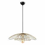 Viseća svjetiljka zlatne boje Squid Lighting Root, visina 111 cm