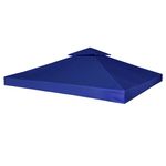 vidaXL Zamjenski Krovni Pokrov za Gazebo 310 g / m² Tamno Plavi 3 x 3 m
