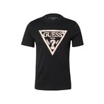 GUESS Majica puder roza / crna / bijela 24517837