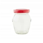 Staklenka za pekmez AMFORA 520 ml s poklopcem