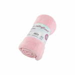 Ružičasta deka za bebe od mikropliša 110x140 cm Exclusive – B.E.S.