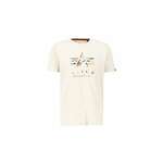 ALPHA INDUSTRIES Majica 'Camo PP T' narančasto žuta / siva / antracit siva / prljavo bijela