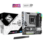 ASRock B760M Steel Legend WiFi matična ploča, Socket 1700, max. 128 GB, ATX/mATX