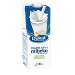 Mlijeko DUKAT trajno brik 2,8% m.m. 1,0L sa čepom DUKAT