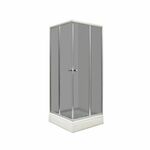 Tuš kabina AQUAART GRAY kvadratna 80x80x205 cm