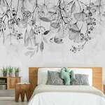 Samoljepljiva foto tapeta - Foggy Nature - Grey 98x70