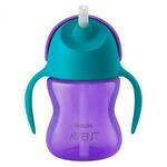 PHILIPS AVENT bočica sa slamkom 200 ml ljubičasta
