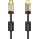 Hama HDMI priključni kabel HDMI A utikač, HDMI A utikač 3.00 m smeđa boja 00205026 HDMI kabel