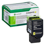 LEXMARK C232HY0, originalan toner , žuti, 2300 stranica