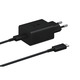 Adapter za napajanje SAMSUNG - kućni punjač + kabel USB Type-C 45W - crni