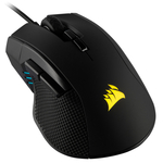 Corsair Ironclaw RGB gaming miš, optički, bežični/žični, 18000 dpi, 1ms, 1000 Hz, crni