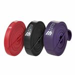 Capital Sports Uros Powerbands set od 3 dijela fitnes guma, šarena