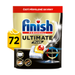 Finish Ultimate All in 1 kapsule za perilicu posuđa, limun, 72 komada