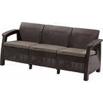 Allibert trosjed Corfu Love Seat MAX, smeđi (17/428)