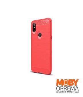 Xiaomi Mi Max 3 crvena premium carbon maska