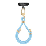 Tech-Protect Wrist Strap vezica za mobitel, plava/zlato
