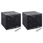 vidaXL Navlake za vrtni spremnik za vodu 2 kom 8 ušica 116x100x120 cm