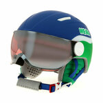 Skijaška kaciga Head Mojo Visor Blue/Green 328234 Plava