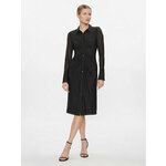 DKNY Haljina za svaki dan DD3KP370 Crna Slim Fit