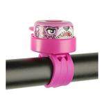 CrazySafety zvono za bicikl leopard roza