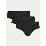 Calvin Klein Underwear Set od 3 para muških slip gaća 000NB3650A Crna