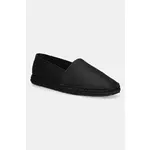 Espadrile Calvin Klein FLAT ESPADRILLE - JACQ boja: crna, HW0HW02467