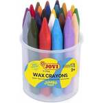 Jovi Jumbo Easy Grip Case Triangular Wax Crayons Masne bojice Razne boje 24 kom