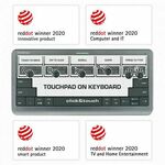 Prestigio Click&Touch tipkovnica, USB, crna/crvena