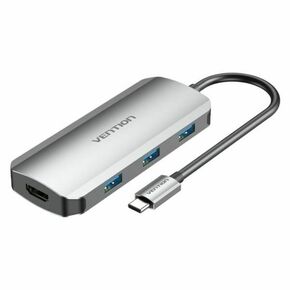 VEN-TODHB - Vention USB-C to HDMI USB 3.0x3 PD Docking Station 0